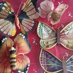 Colorful Butterfly Wall Decor Set